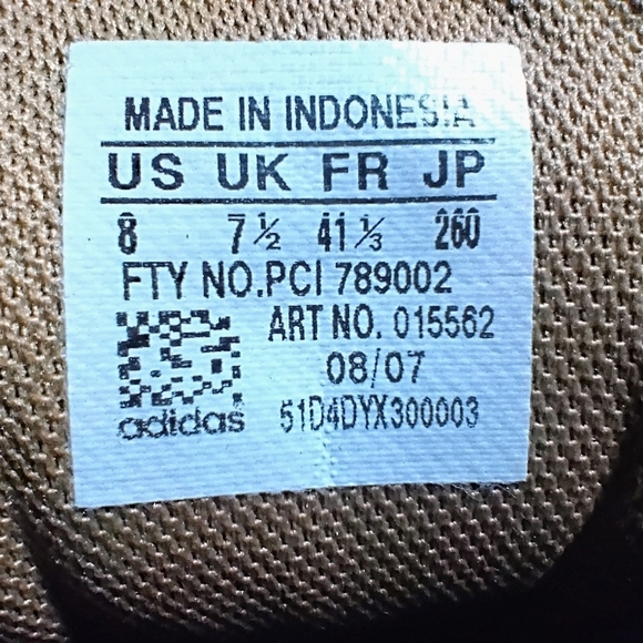 2007 Adidas Goodyear Racer Low Tan And Black Size 8 - Picture 13 of 13